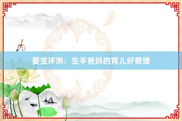 婴宝评测：生手爸妈的育儿好赞理